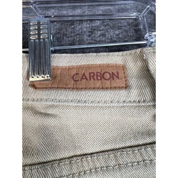 Carbon Jeans Women's 26/30 Skinny Flex Tan Denim Distressed - Picture 4 of 8